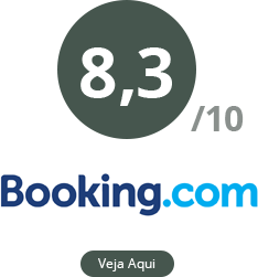 Avaliação Booking 8,3 / 10