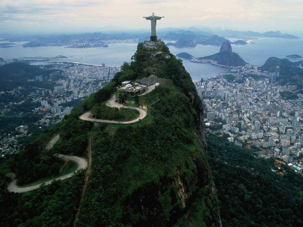 cristo redentor vista aerea rio de janeiro 1