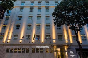 Fachada do Arosa Rio, Hotel na Lapa, Centro do Rio de Janeiro